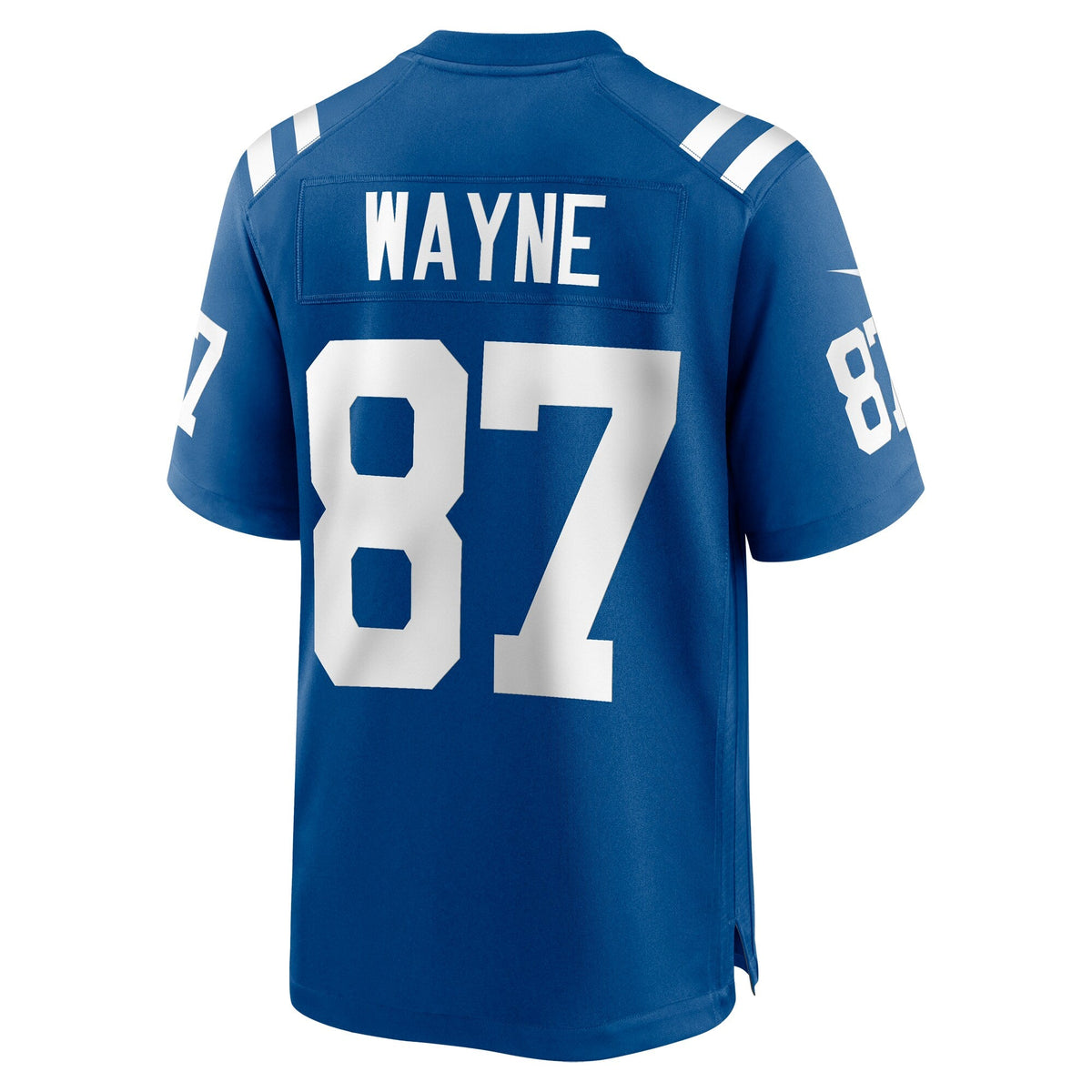 Indianapolis Colts Reggie Wayne Royal Retired Player Game Jersey product image 4, provided for visual reference and product