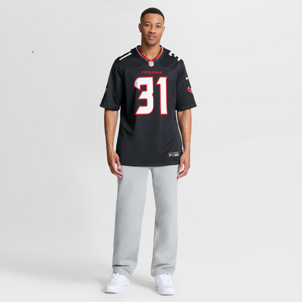Houston Texans Dameon Pierce Navy Game Jersey product image 8, provided for visual reference and product detail review