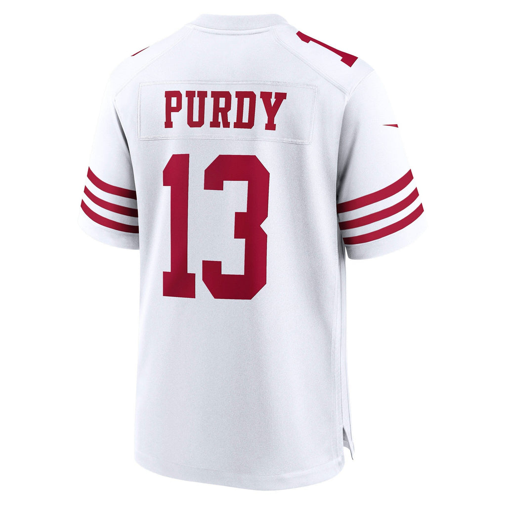 San Francisco 49ers Brock Purdy White Game Player Jersey product image 4, provided for visual reference and product detail