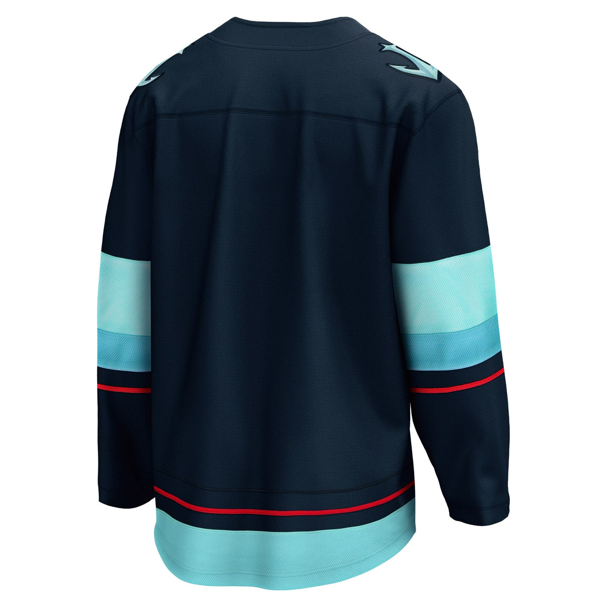 Seattle Kraken Deep Sea Blue Home Breakaway Jersey product image 4, provided for visual reference and product detail review