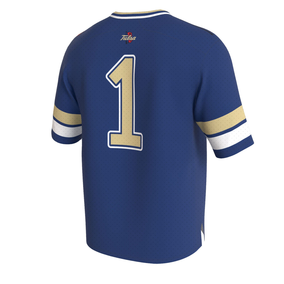 Tulsa Golden Hurricane Lightweight Collegiate Football Fashion Jersey - Royal product image 4, provided for visual reference
