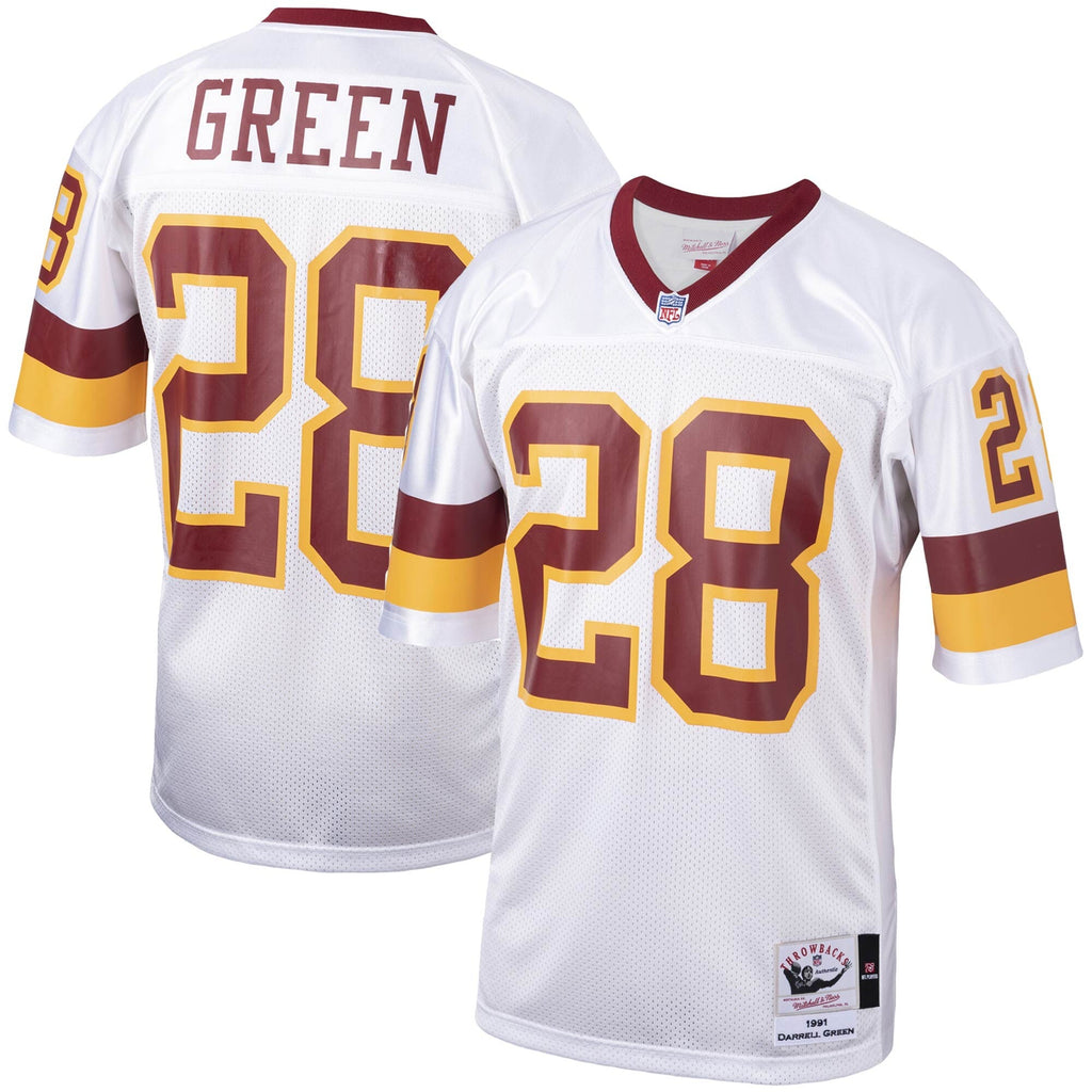 Washington Football Team 1991 Darrell Green White Authentic Throwback Retired Player Jersey product image 2, provided for