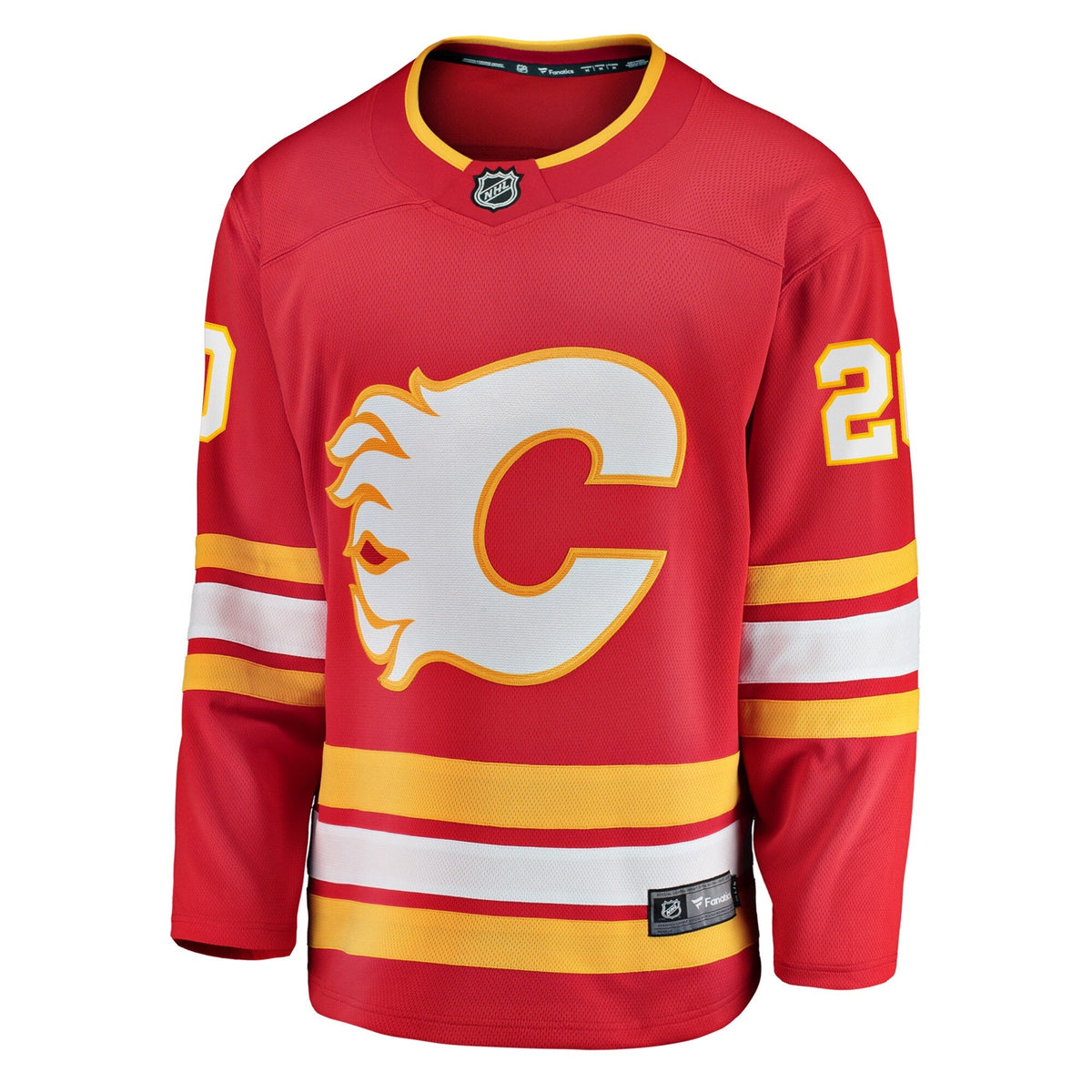 Calgary Flames Blake Coleman Red Home Breakaway Player Jersey product image 3, provided for visual reference and product