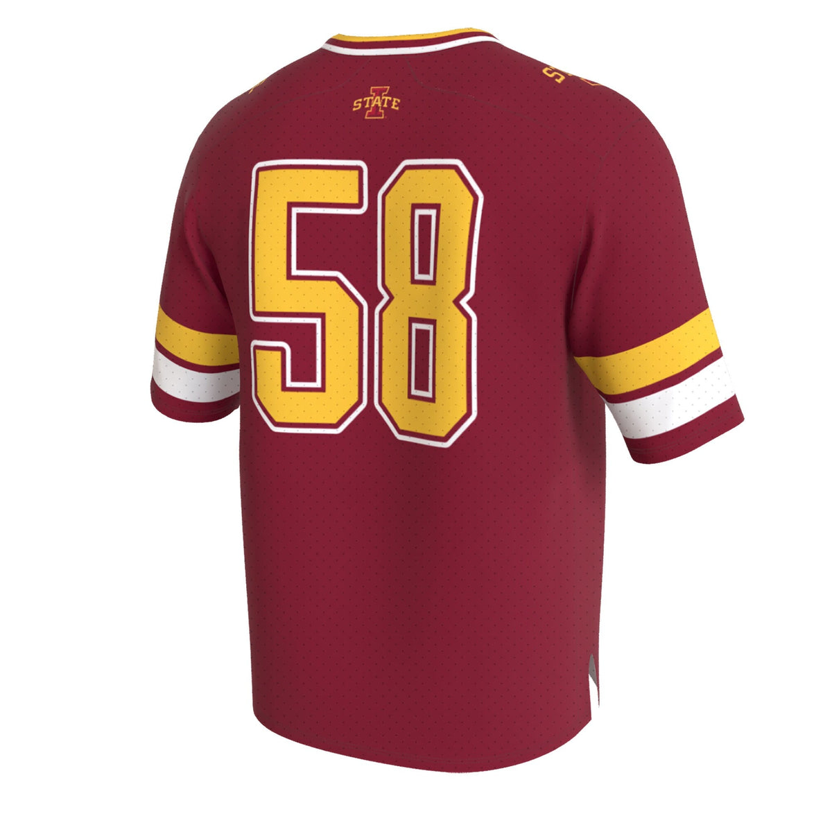 Iowa State Cyclones Lightweight Collegiate Football Fashion Jersey - Cardinal product image 4, provided for visual reference