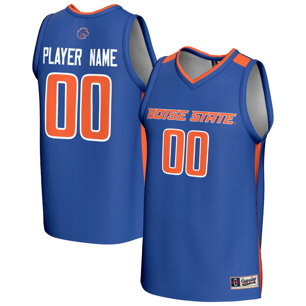 Boise State Broncos NIL Pick-A-Player Lightweight Basketball Fashion Jersey - Royal product image 1, provided for visual