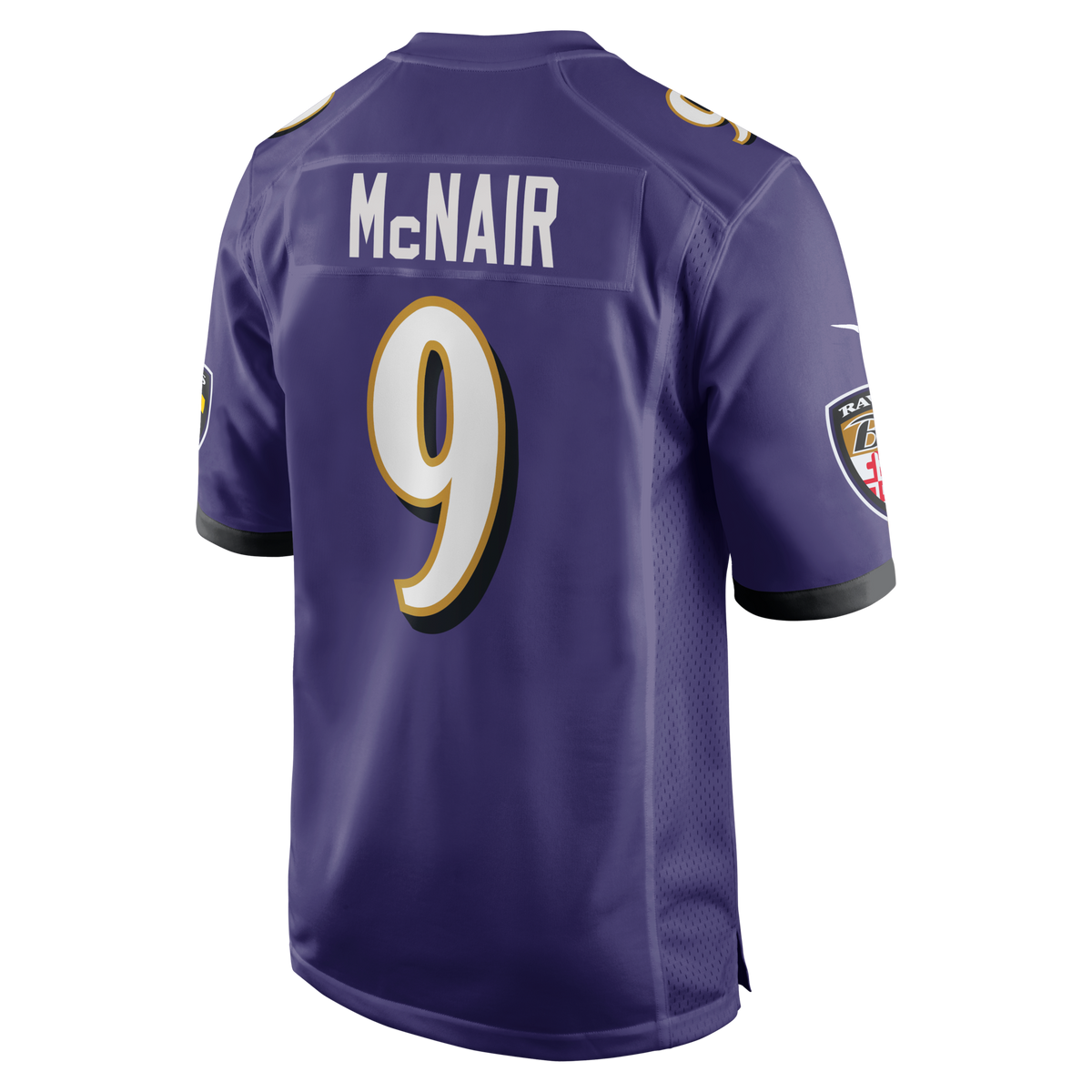 Baltimore Ravens Steve McNair Purple Game Retired Player Jersey product image 3, provided for visual reference and product