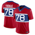 New York Giants Andrew Thomas Century Red Alternate Vapor F.U.S.E. Limited Jersey product image 1, provided for visual