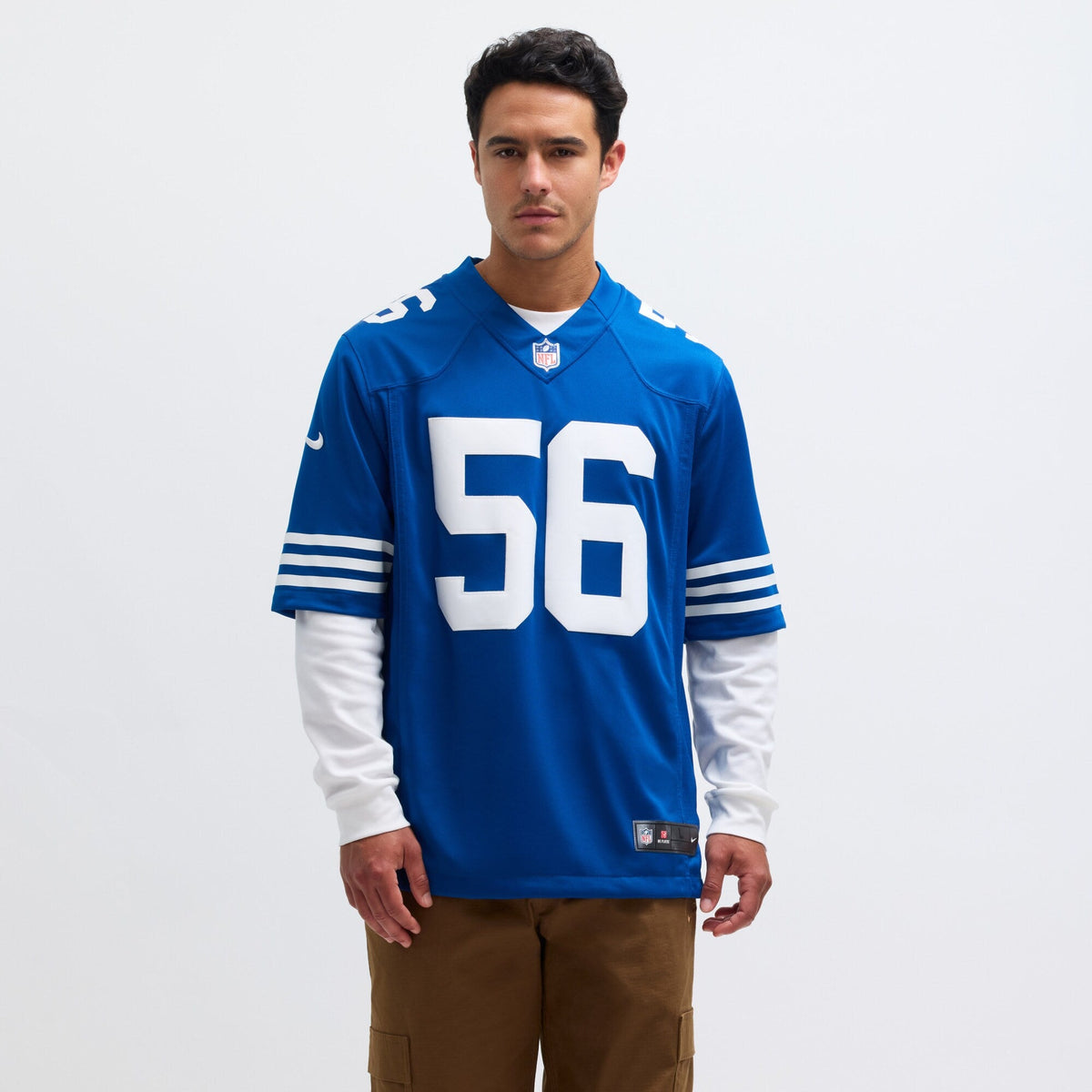 Indianapolis Colts Quenton Nelson Royal Alternate Vapor Limited Jersey product image 5, provided for visual reference and