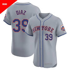 Edwin Diaz New York Mets Official MLB Nike Jersey gray product image 1