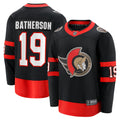Ottawa Senators Drake Batherson Black Home Breakaway Jersey product image 1, provided for visual reference and product