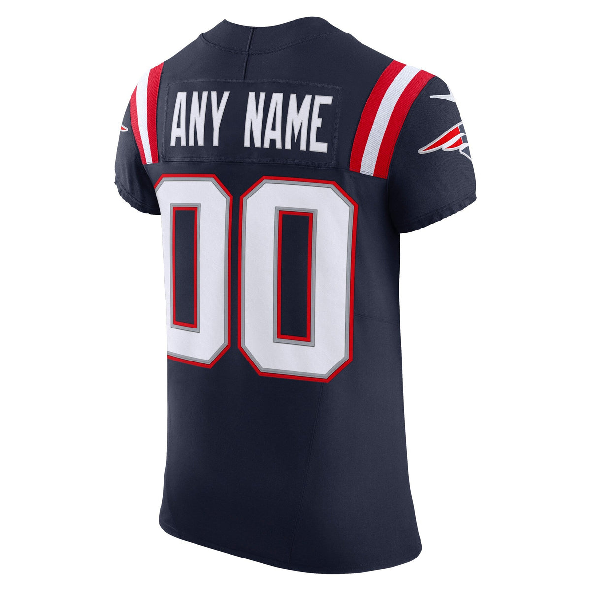 New England Patriots Navy Vapor F.U.S.E. Elite Custom Jersey product image 4, provided for visual reference and product