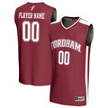 Fordham Rams Lightweight Collegiate Basketball NIL Pick-A-Player Fashion Jersey - Maroon product image 1, provided for