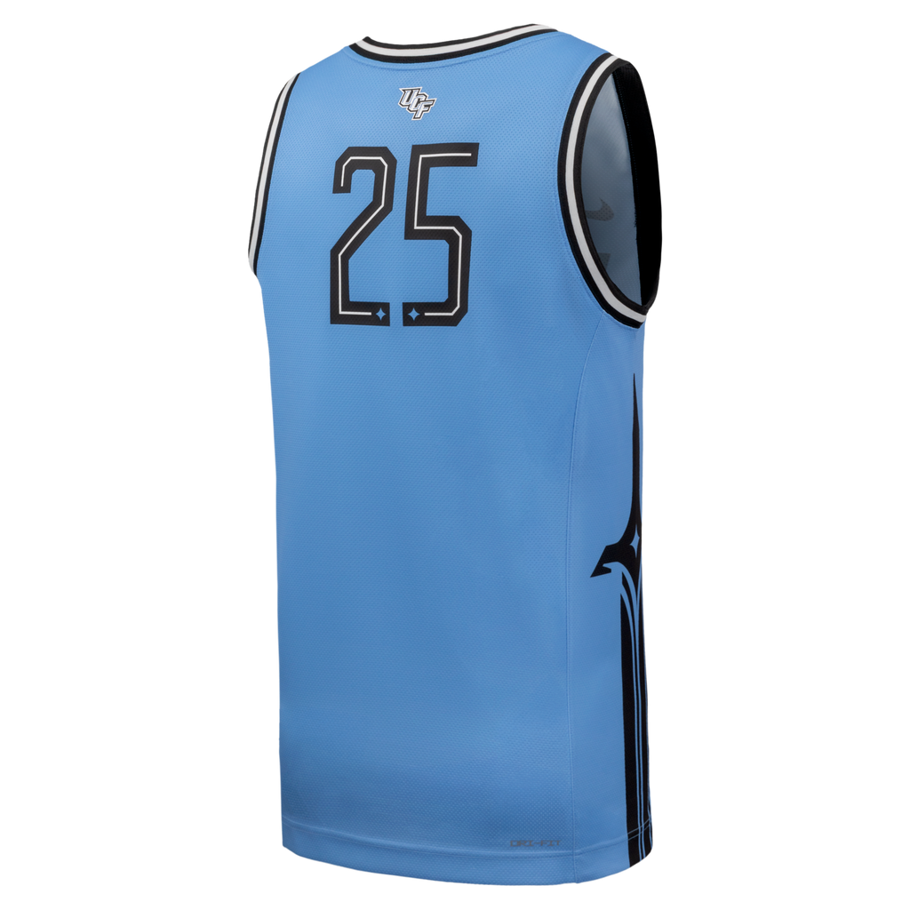 UCF Knights Space Game Replica Basketball Jersey - Light Blue product image 4, provided for visual reference and product