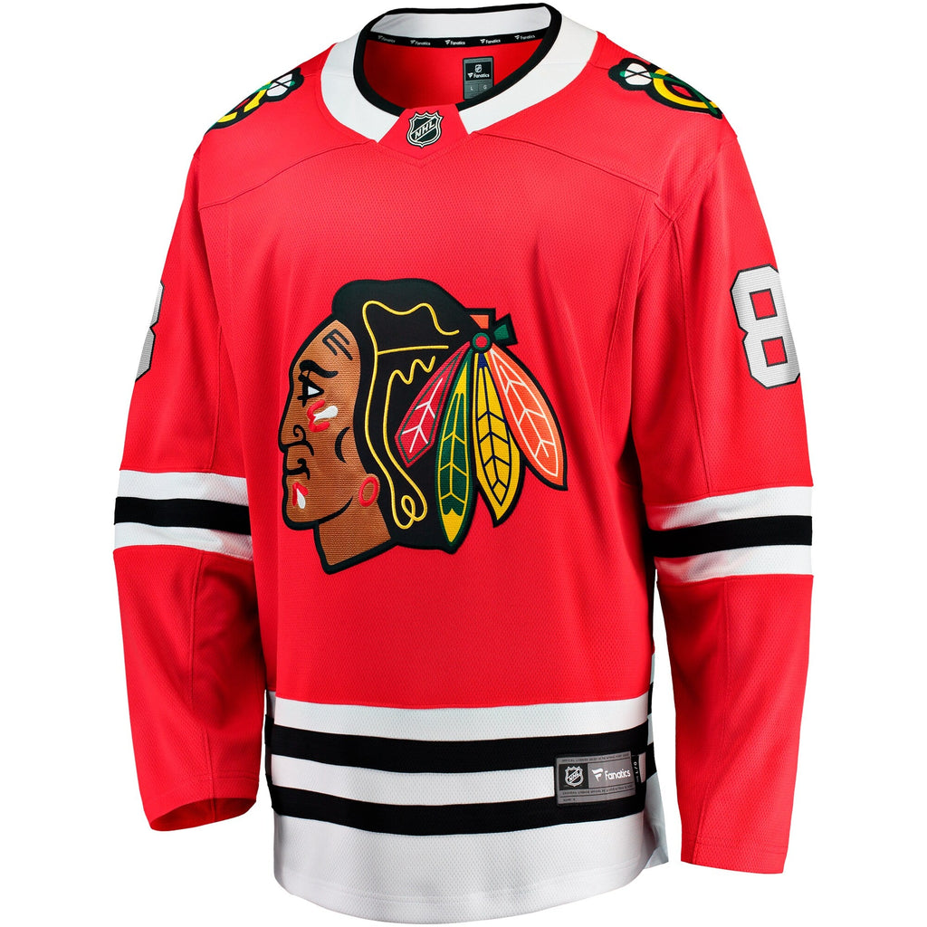 Chicago Blackhawks Ryan Donato Red Home Breakaway Jersey product image 3, provided for visual reference and product detail