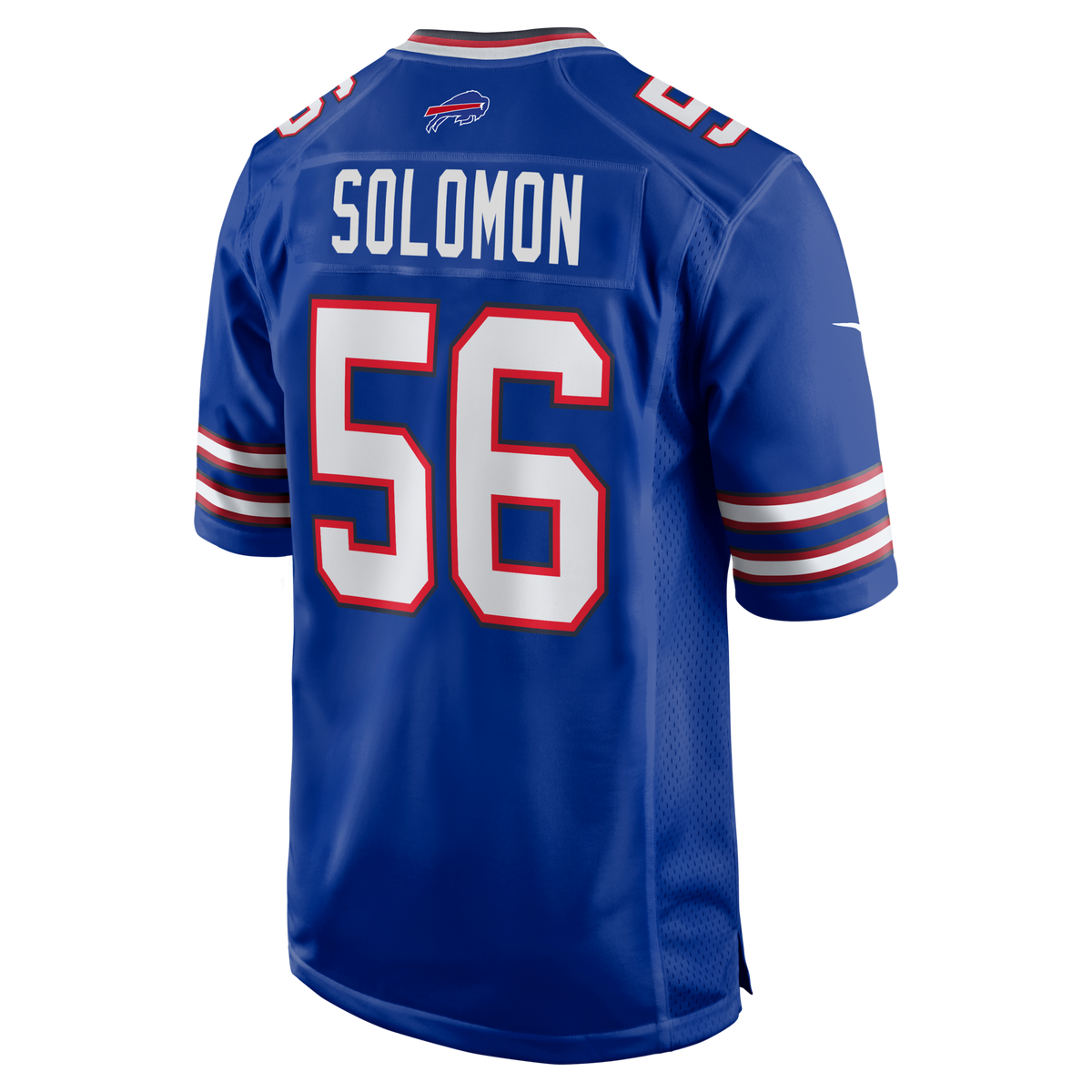 Buffalo Bills Javon Solomon Royal Game Jersey product image 3, provided for visual reference and product detail review