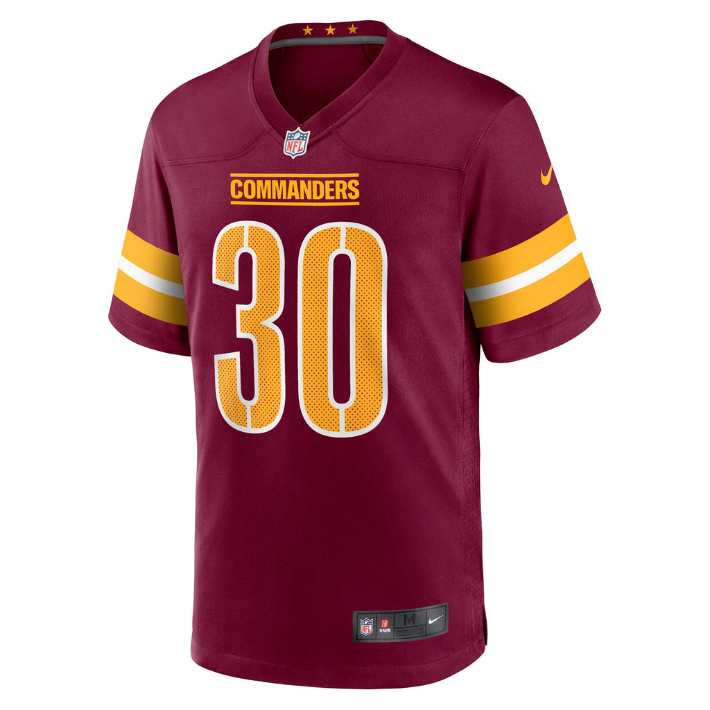 Washington Commanders Austin Ekeler Burgundy Game Player Jersey product image 3, provided for visual reference and product