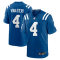 Indianapolis Colts Adam Vinatieri Royal Team Retired Game Jersey product image 1, provided for visual reference and product