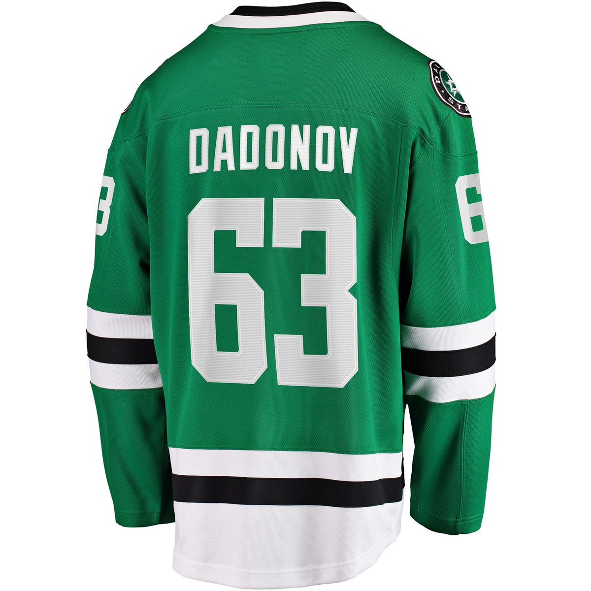Dallas Stars Evgenii Dadonov Green Home Breakaway Jersey product image 4, provided for visual reference and product detail