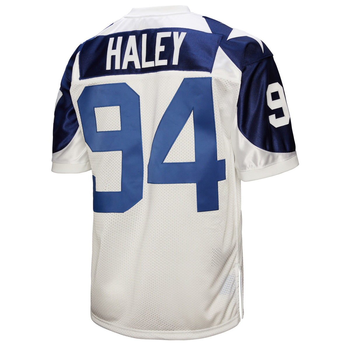 Dallas Cowboys 1994 Charles Haley White Authentic Throwback Retired Player Jersey product image 4, provided for visual