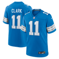 Detroit Lions Damone Clark Blue Team Game Jersey product image 1, provided for visual reference and product detail review
