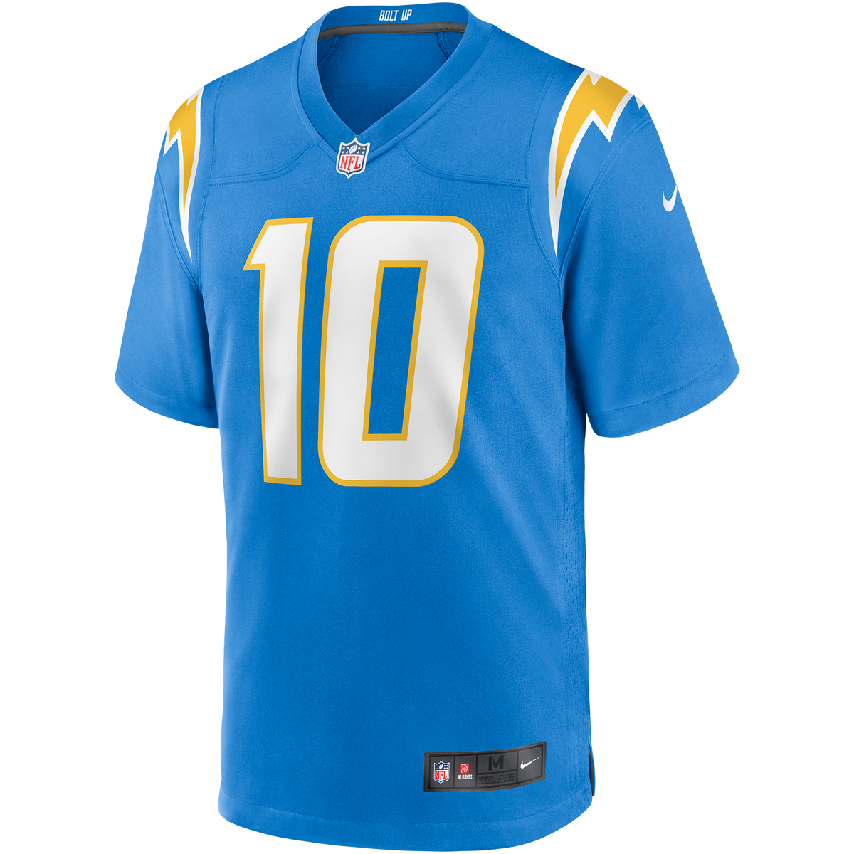 Los Angeles Chargers Justin Herbert Powder Blue Player Game Jersey product image 7, provided for visual reference and