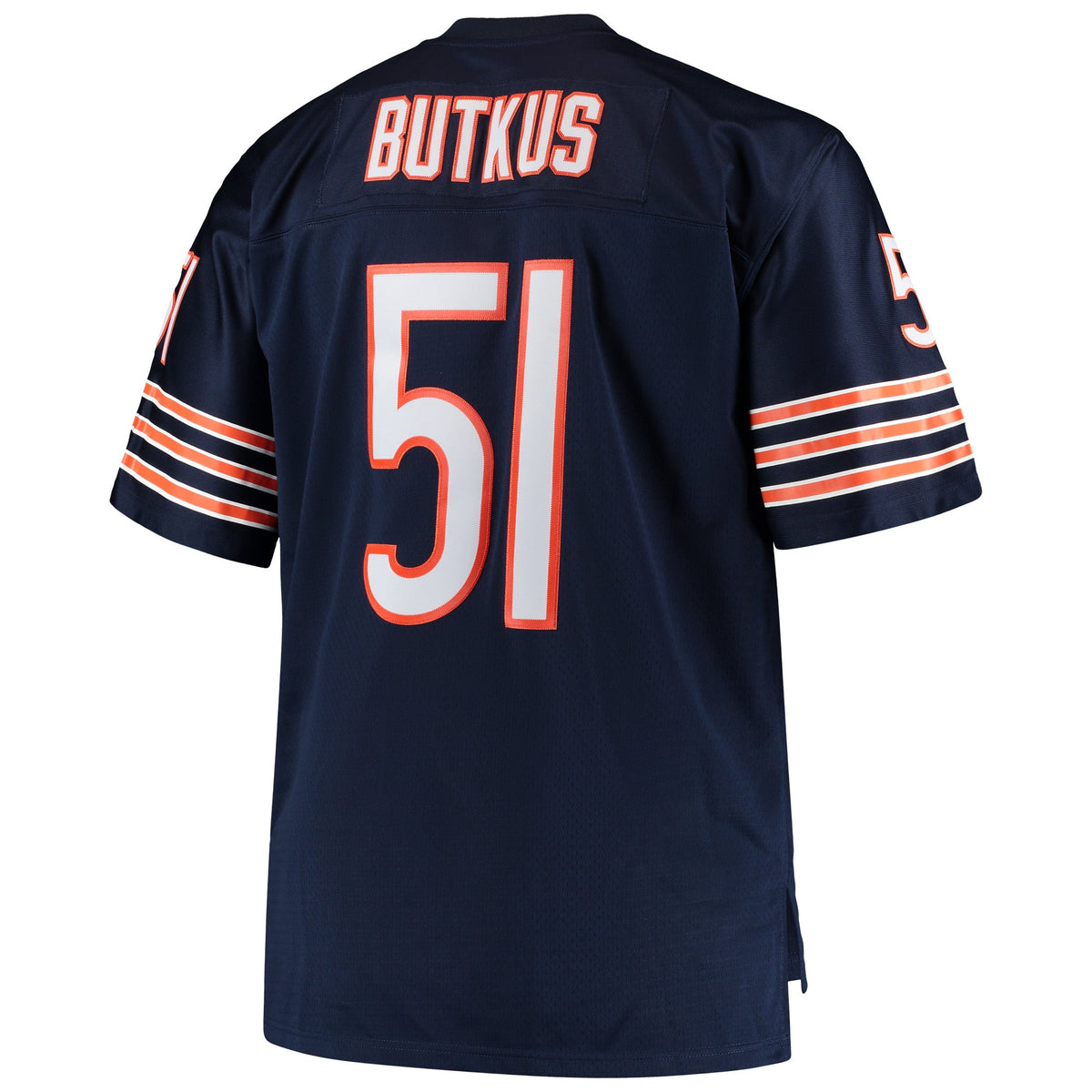 Chicago Bears Dick Butkus Navy Big & Tall 1966 Retired Player Replica Jersey product image 4, provided for visual reference