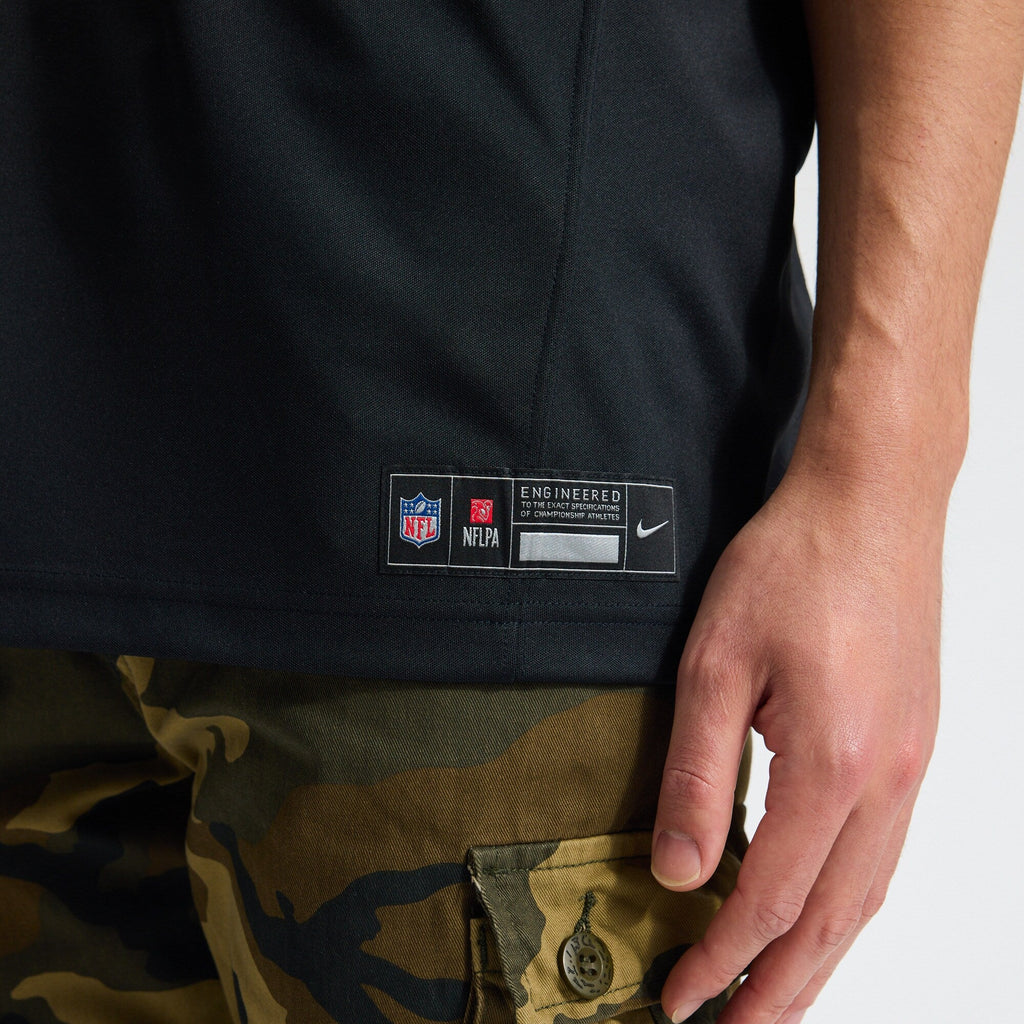 Las Vegas Raiders Brock Bowers Black Team Vapor F.U.S.E. Stitched Limited Jersey product image 15, provided for visual