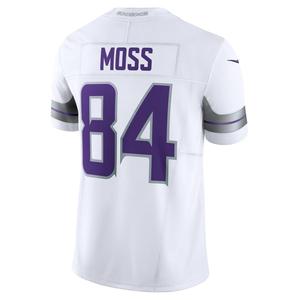 Minnesota Vikings Randy Moss White Alternate Vapor F.U.S.E. Retired Player Limited Jersey product image 4, provided for