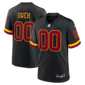 Washington Commanders Odafe Oweh Black Hail Raiser Alternate Game Jersey product image 1, provided for visual reference and