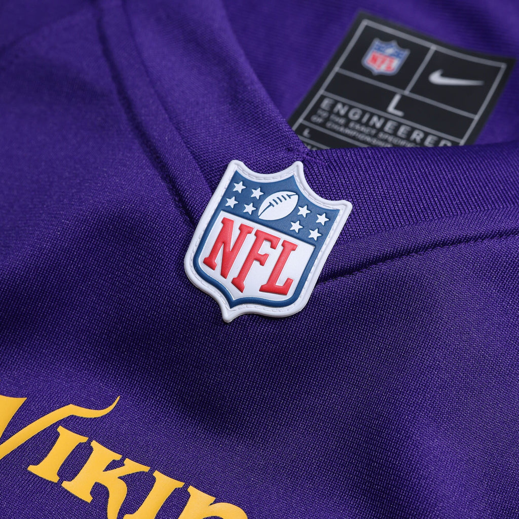 Minnesota Vikings Andrew Booth Jr. Purple Player Game Jersey product image 4, provided for visual reference and product