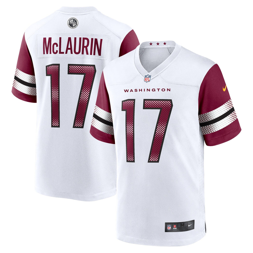 Washington Commanders Terry McLaurin White Game Jersey product image 2, provided for visual reference and product detail
