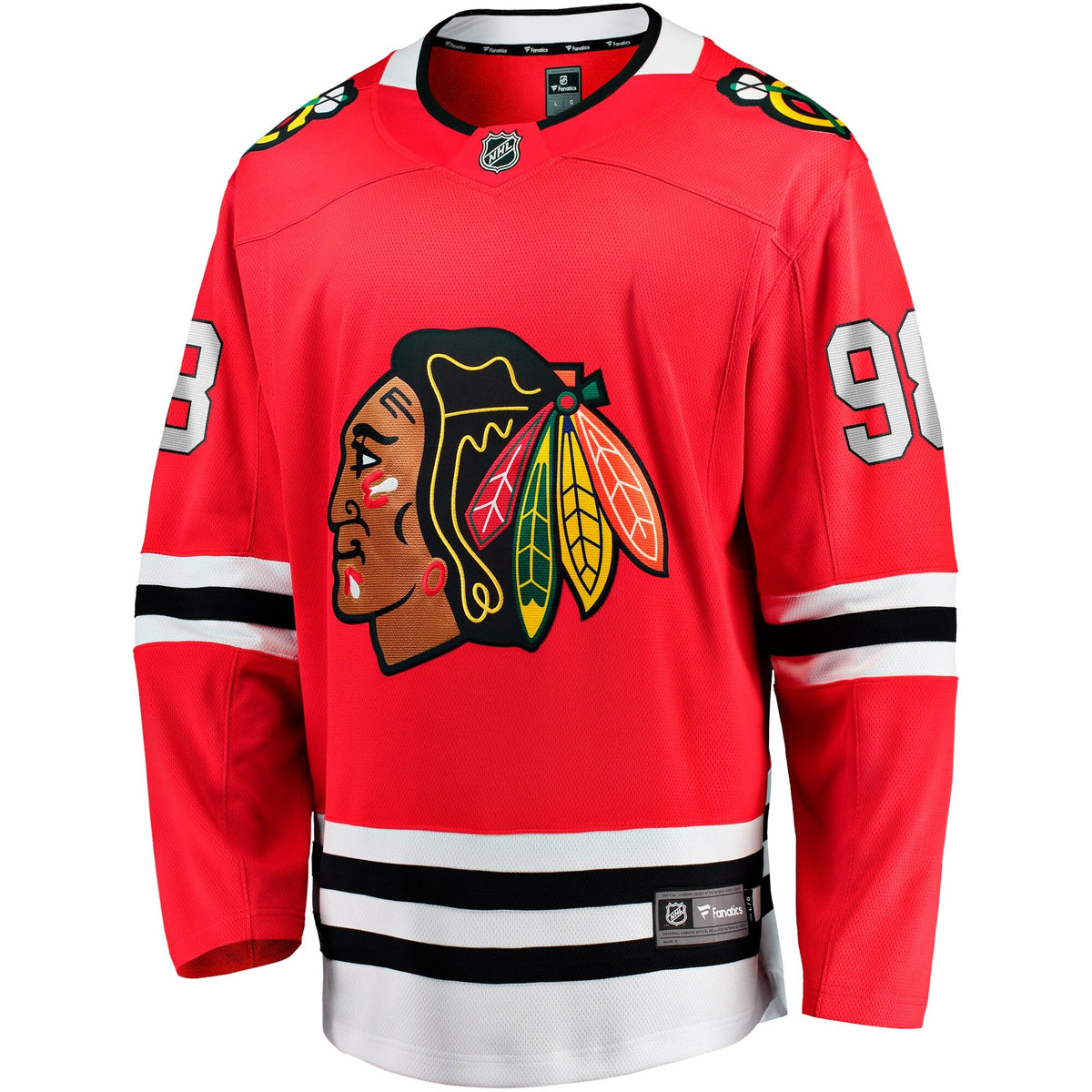 Chicago Blackhawks Connor Bedard Red Home Breakaway Player Jersey product image 3, provided for visual reference and product