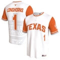 Texas Longhorns 2026 NCAA Softball National Champions Lightweight Commemorative Softball Jersey - White product image 1,