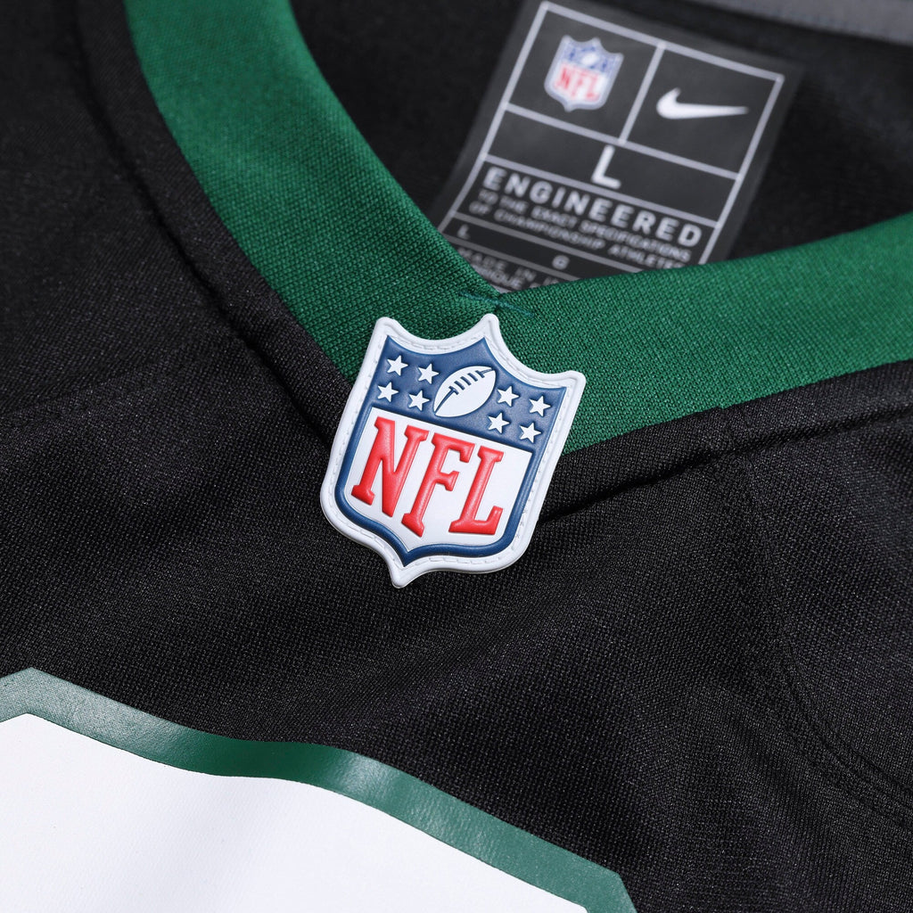 New York Jets David Bailey Legacy Black Alternate Game Player Jersey product image 5, provided for visual reference and