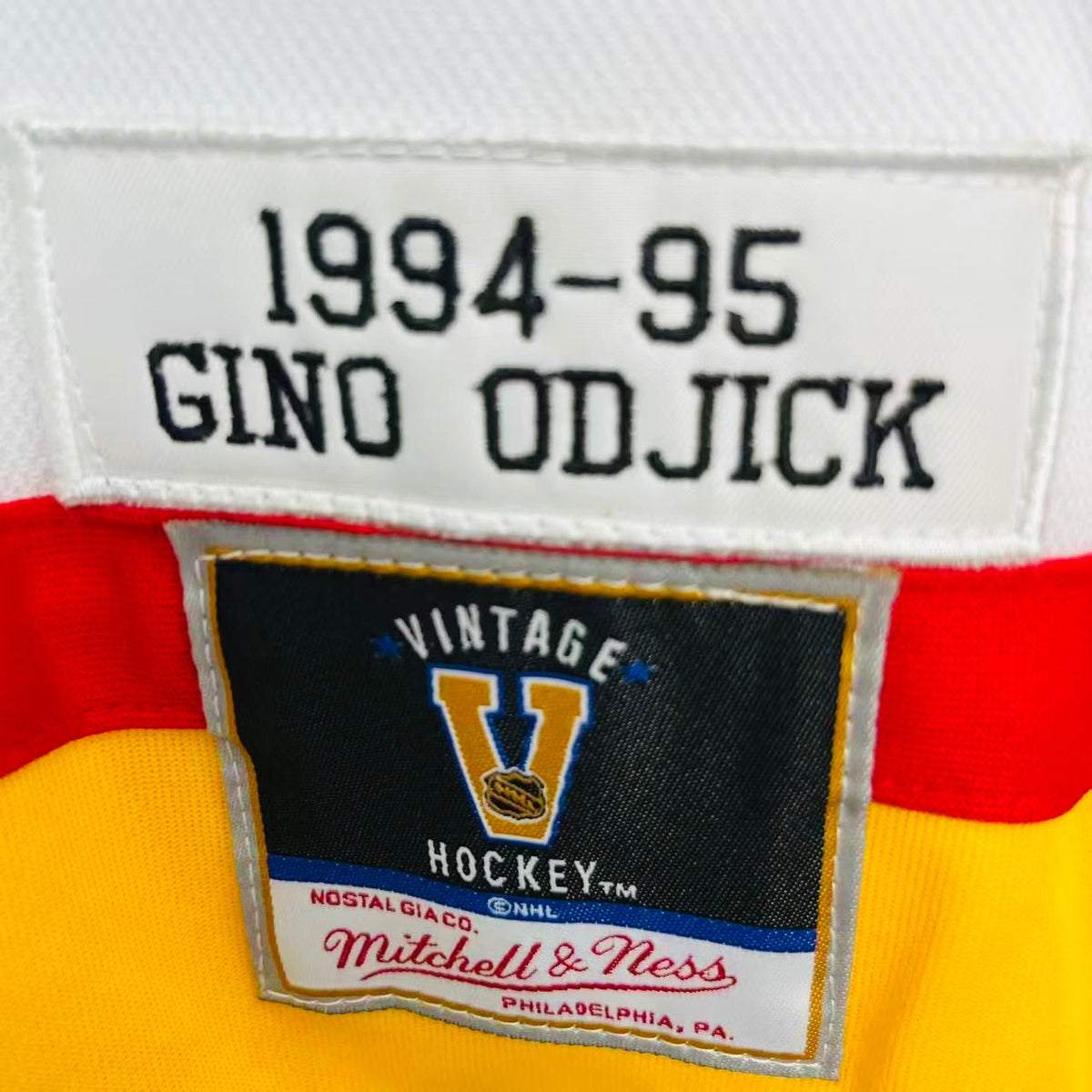 Gino Odjick Vancouver Canucks Official NHL Jersey Mitchell product image 3
