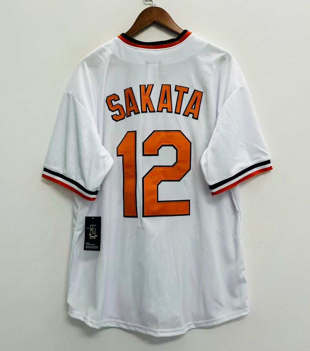 Lenn Sakata Baltimore Orioles Official MLB Majestic Jersey product image 1