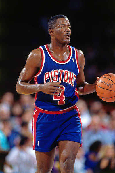 Joe Dumars Detroit Pistons Official NBA Jersey Mitchell & product image 4