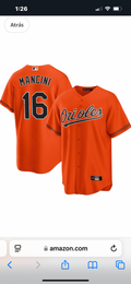 Trey Mancini Baltimore Orioles Official MLB jersey Nike product image 1