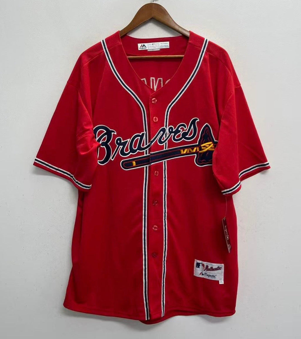 Andruw Jones Atlanta Braves Official MLB Majestic Jersey red product image 3