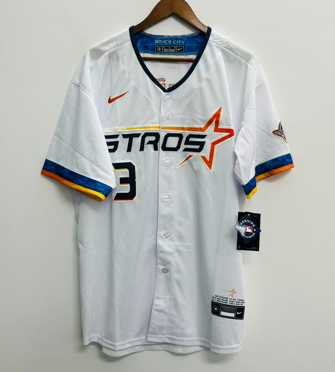 Jeremy Pena Houston Astros 2025 Official MLB NIKE Jersey product image 2