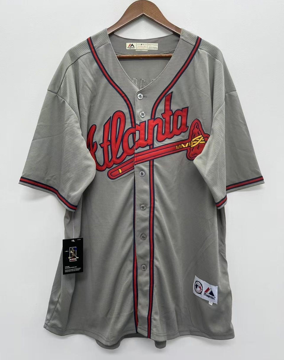 Jeff Blauser Atlanta Braves Official MLB Majestic Jersey product image 2