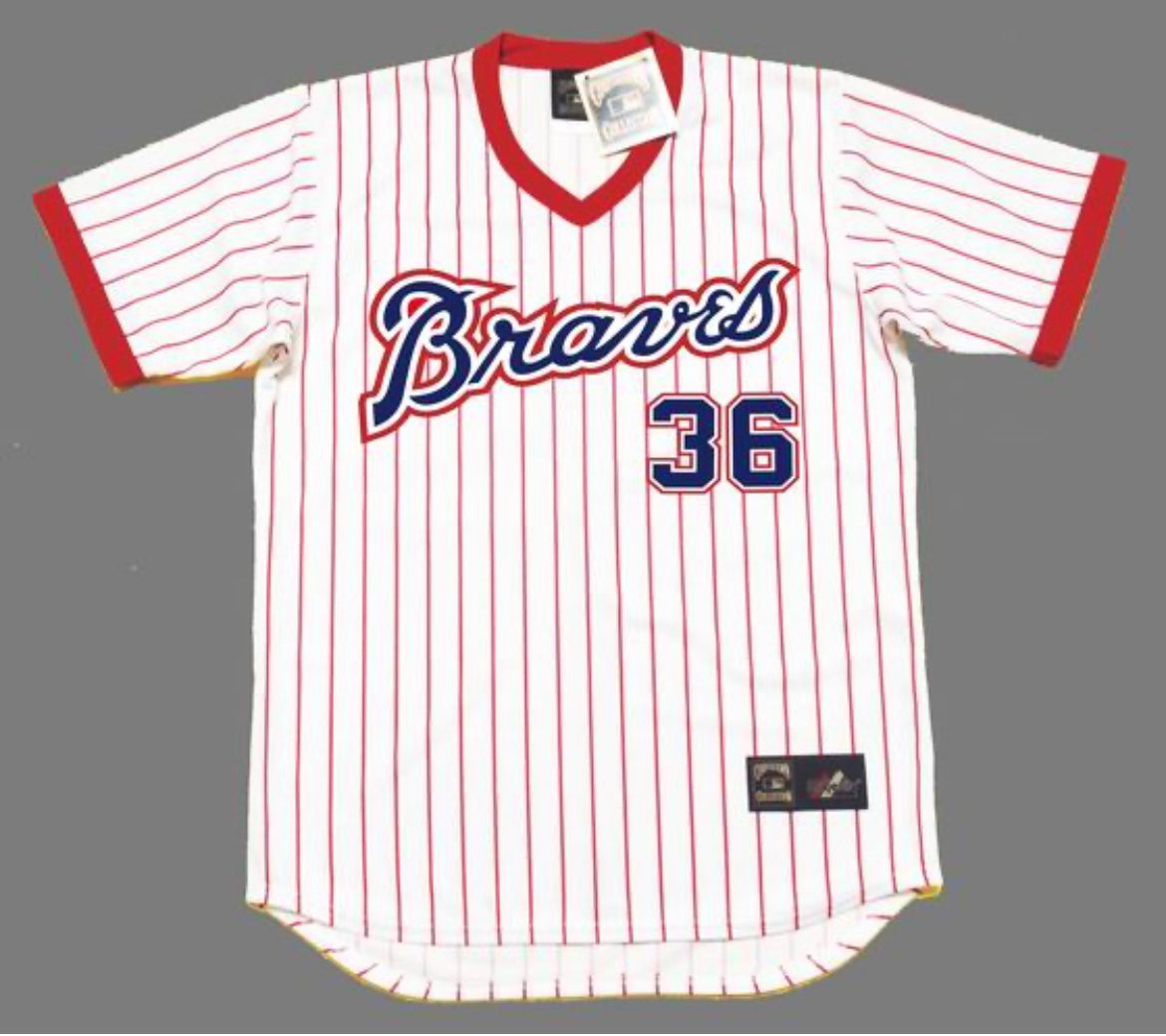 Gary Matthews Atlanta Braves Official MLB Majestic Jersey product image 2