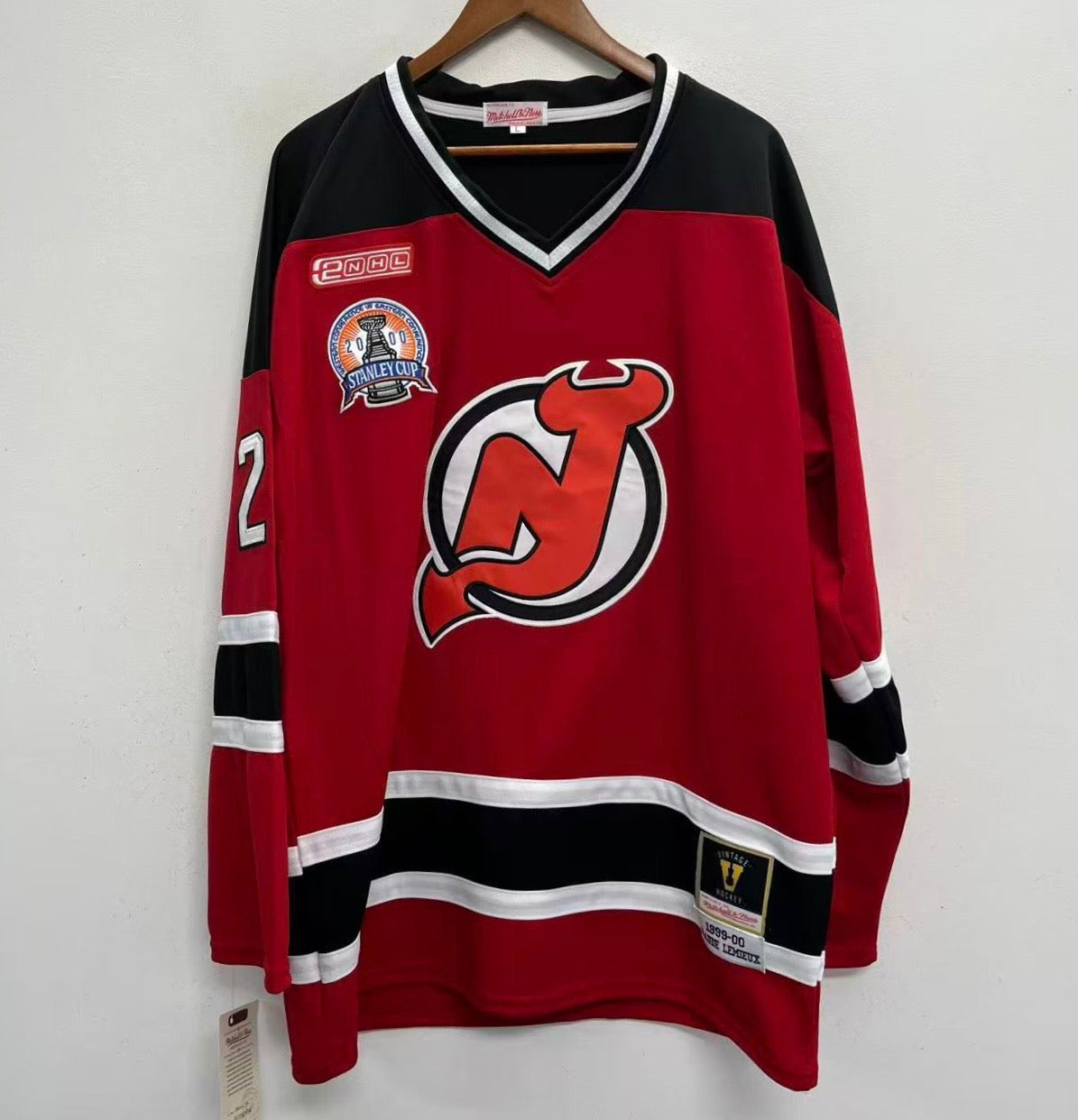 Claude Lemieux New Jersey Devils Official NHL Mitchell & product image 2