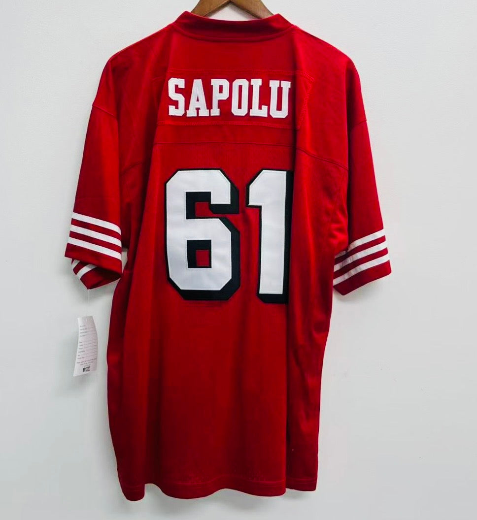 Jesse Sapolu 1994 San Francisco 49ers Jersey Mitchell & Ness product image 1