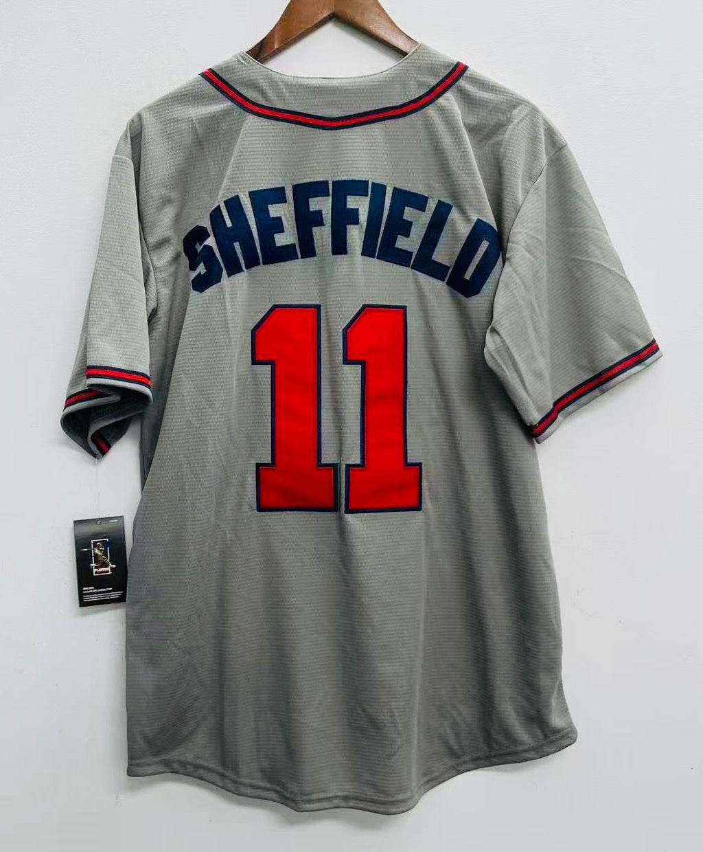 Gary Sheffield Atlanta Braves Official MLB Jersey Majestic product image 1