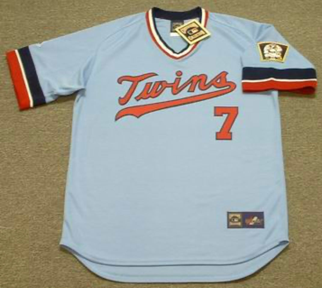 Joe Mauer Minnesota Twins Official MLB Majestic retro Jersey product image 2