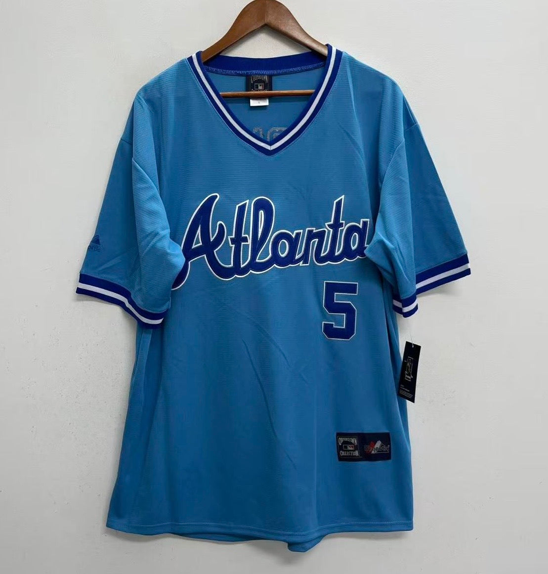 Bob Horner 1982 Atlanta Braves Official MLB Majestic Jersey product image 2