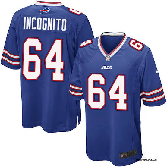 Richie Incognito Buffalo Bills Official NFL Nike Jersey blue product image 1