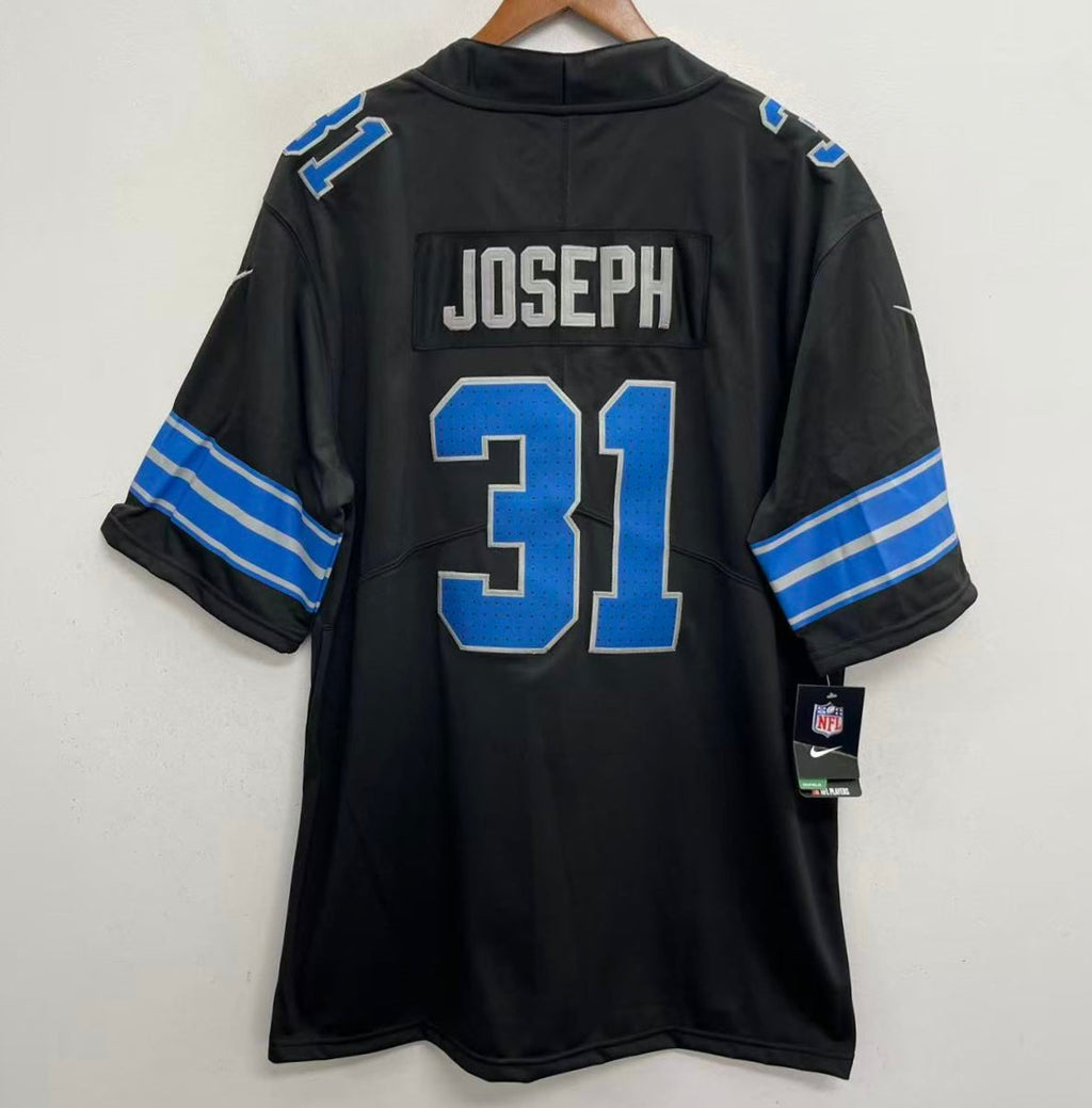 Kerby Joseph Detroit Lions Official NFL Nike Jersey Black product image 1