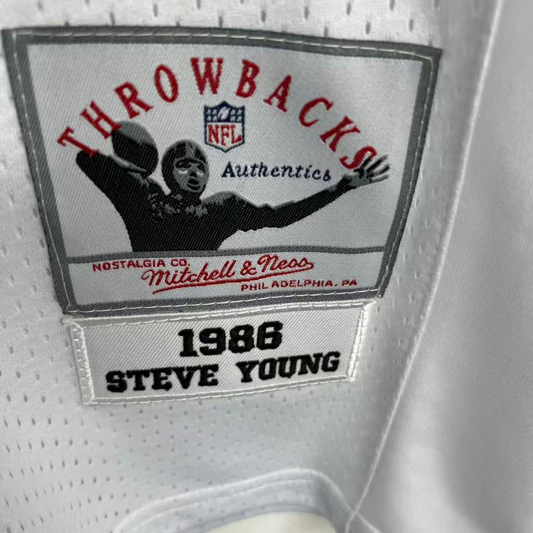Steve Young Tampa Bay Buccaneers 1986 NFL Jersey Mitchell & product image 3